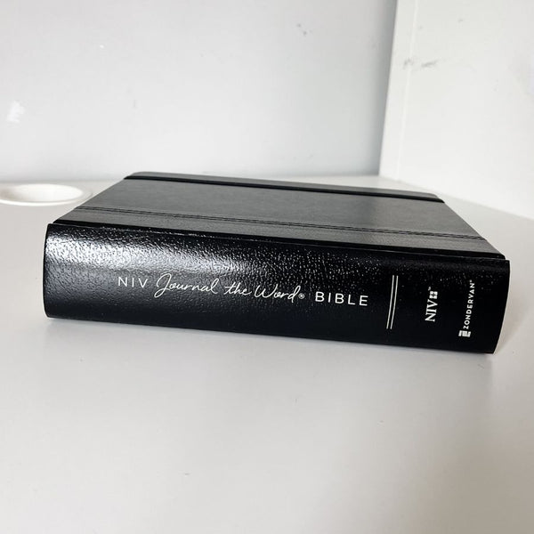 NIV Journal the Word Bible - Black Hardcover