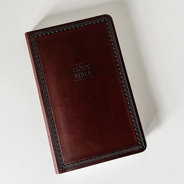 NIV Value Thinline Bible, Brown Leathersoft