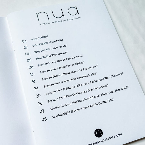 NUA Film Series - Participant Journal
